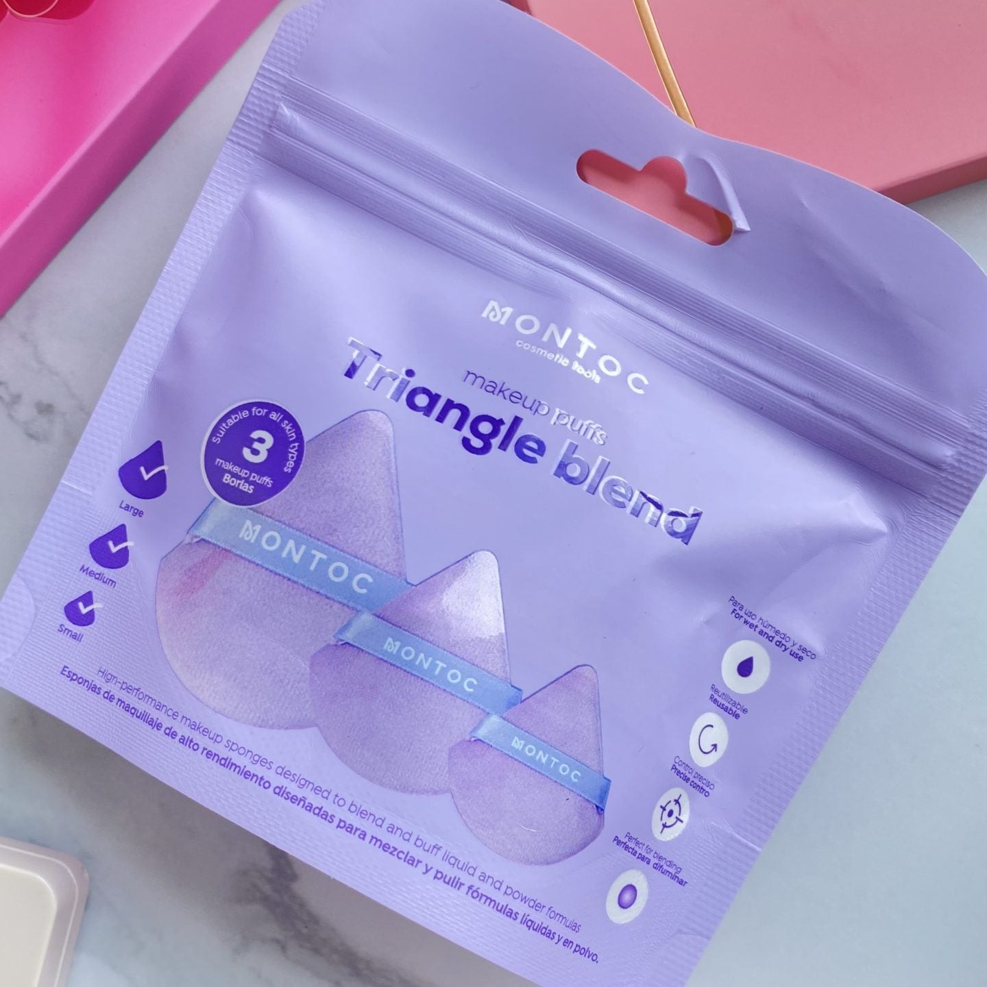 BORLAS TRIANGULARES X3 - MONTOC