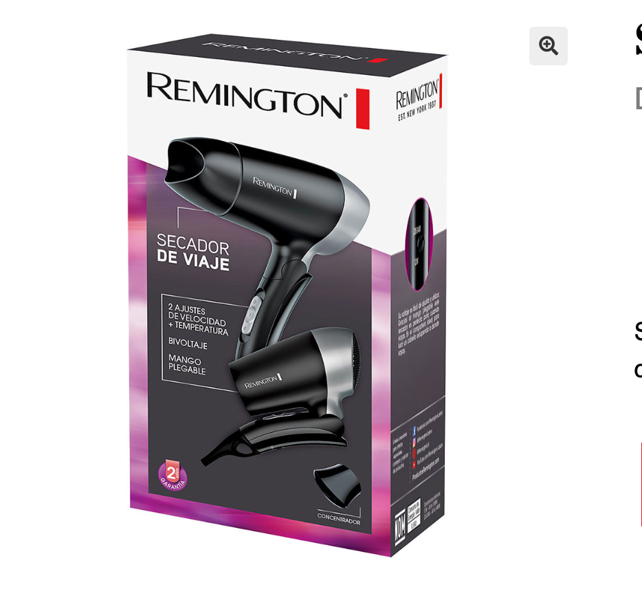 SECADOR VIAJERO-REMINGTON