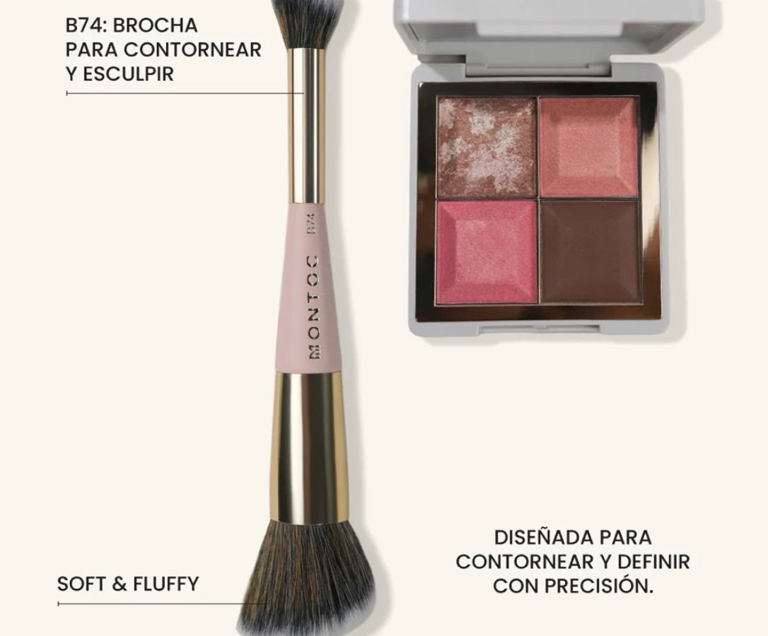 BROCHA B74 DOBLE SCULPTING - MONTOC