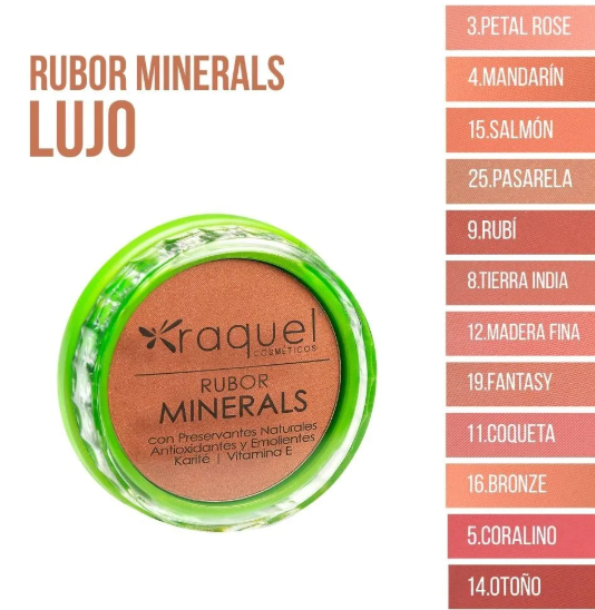 RUBOR MINI COMPACTO - RAQUEL