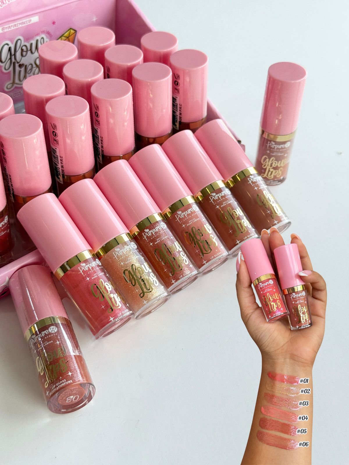LIP GLOSS GLOW LIPS - PURPURE